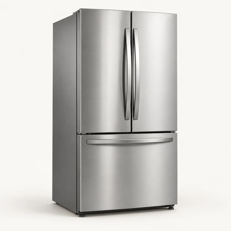 Modern refrigerator illustration